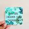 Nature Inspired Leaf Magnet - Quote
