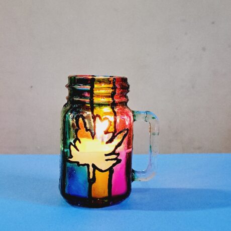 Hand-painted Tealight Holder IMG02