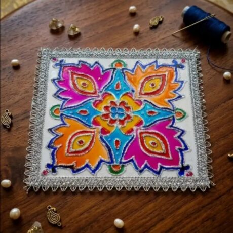 Glass color Rangoli