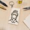 3D Canvas Keychain IMG01