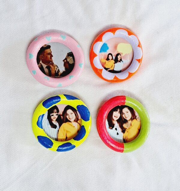 Round Photo Magnet- Personalized IMG02