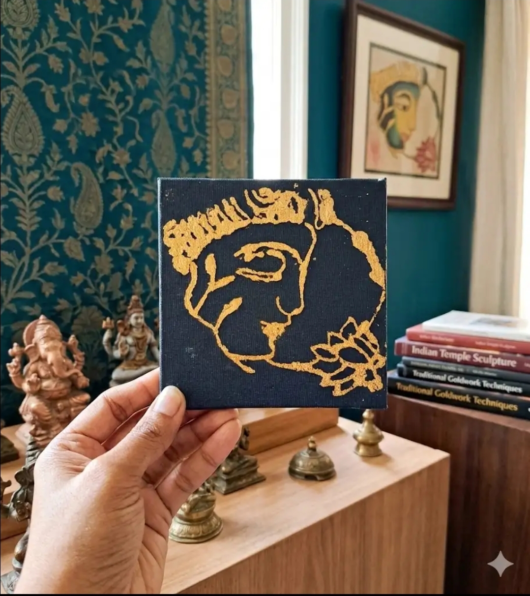 Goil Foil Canvas with Buddha IMG01