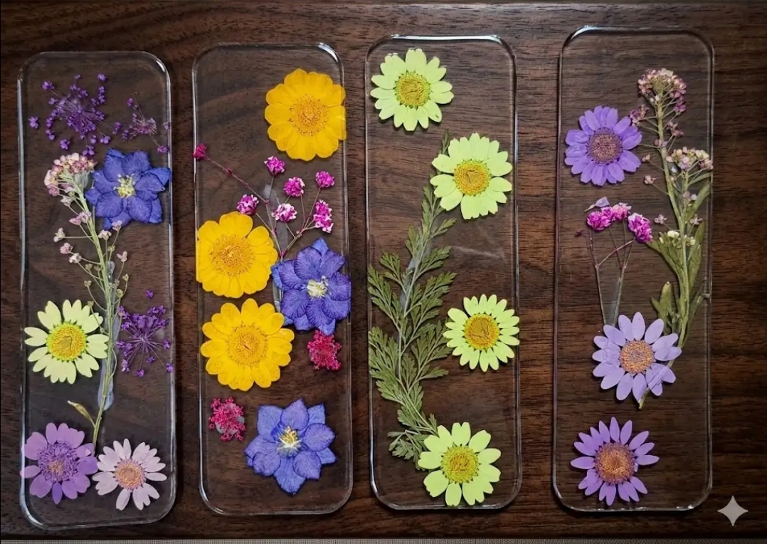 Floral Bookmarks(Laminated)