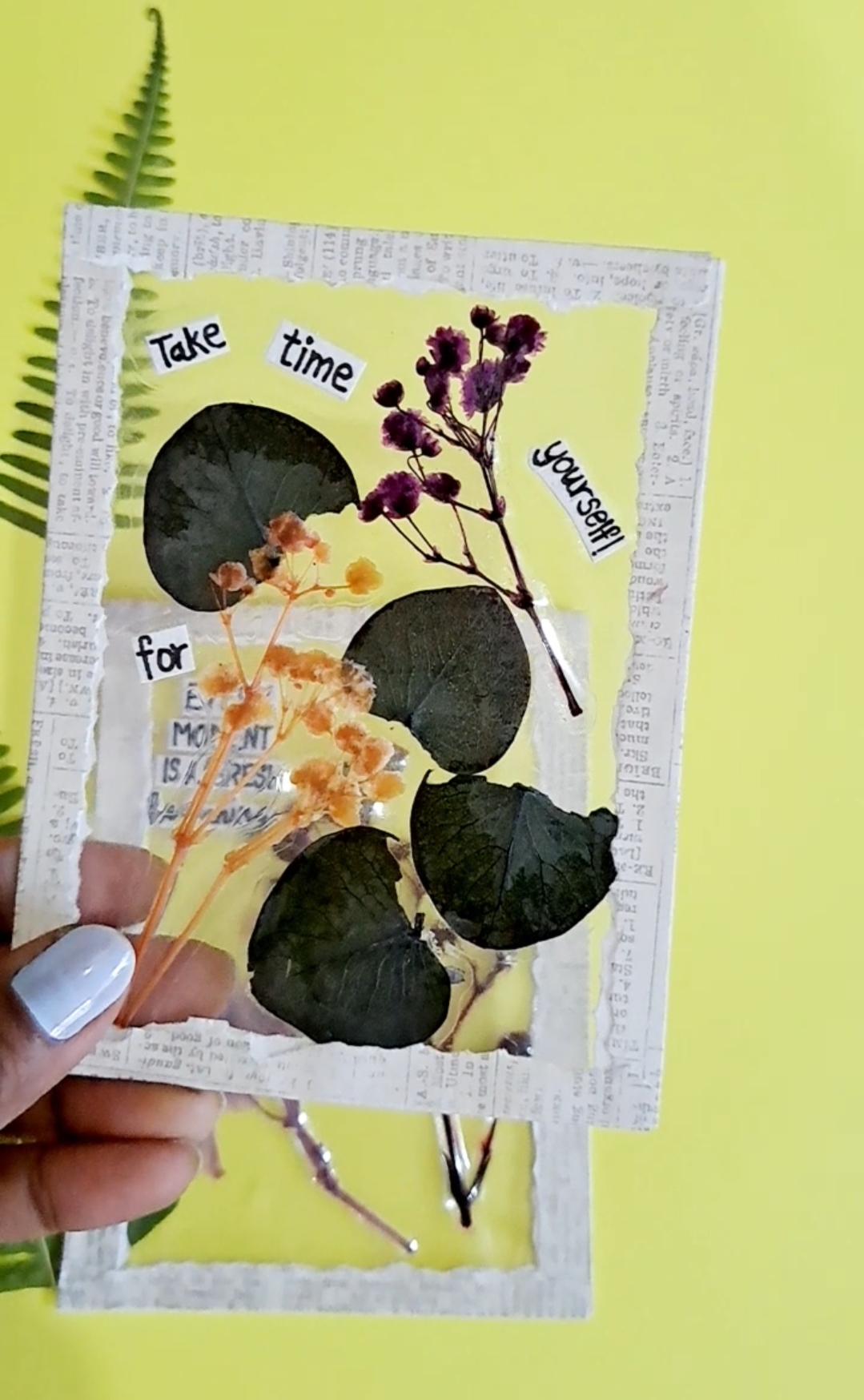 Laminated Nature Quote Bookmarks